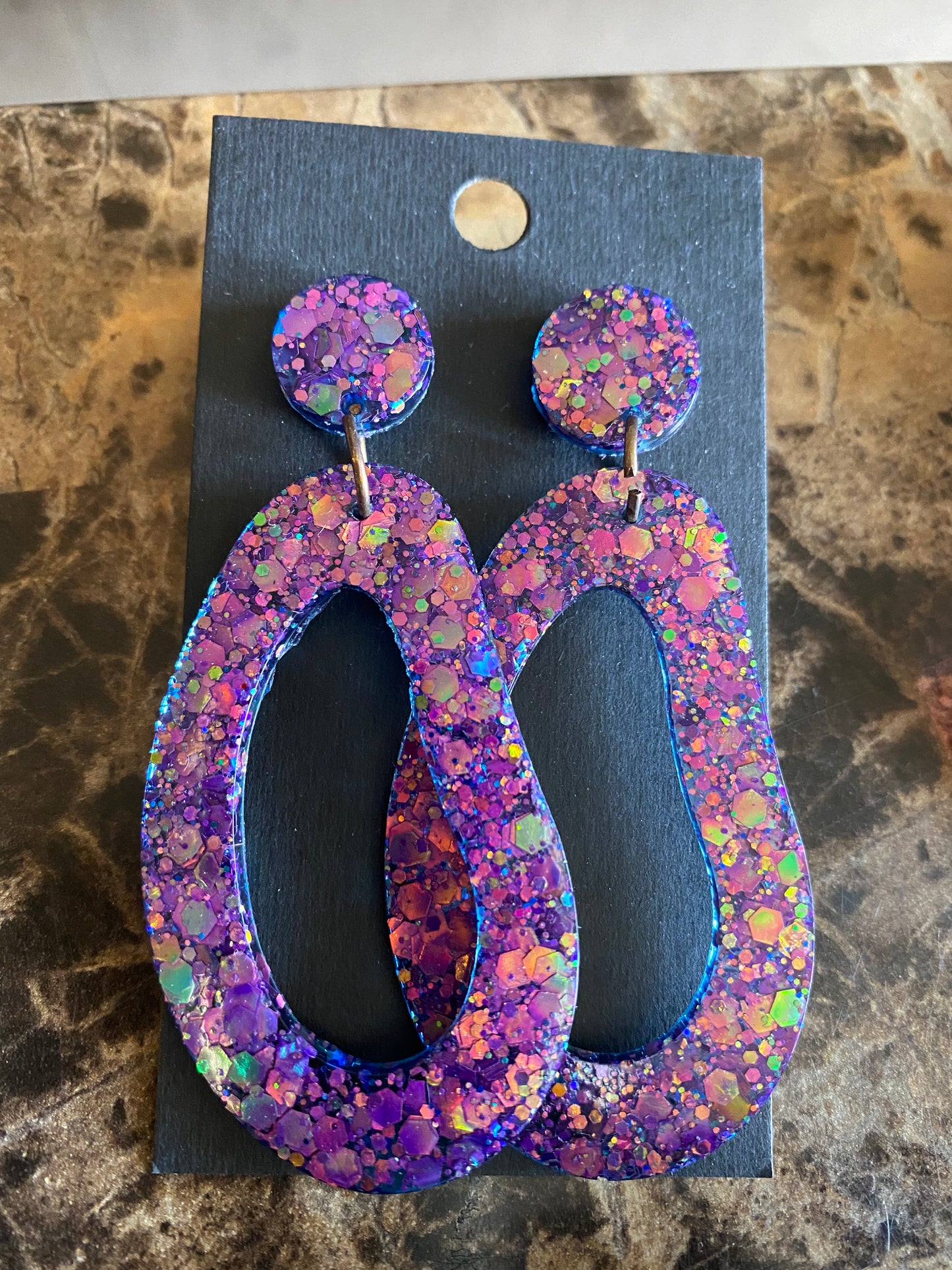 Purple Dazzle Earrings